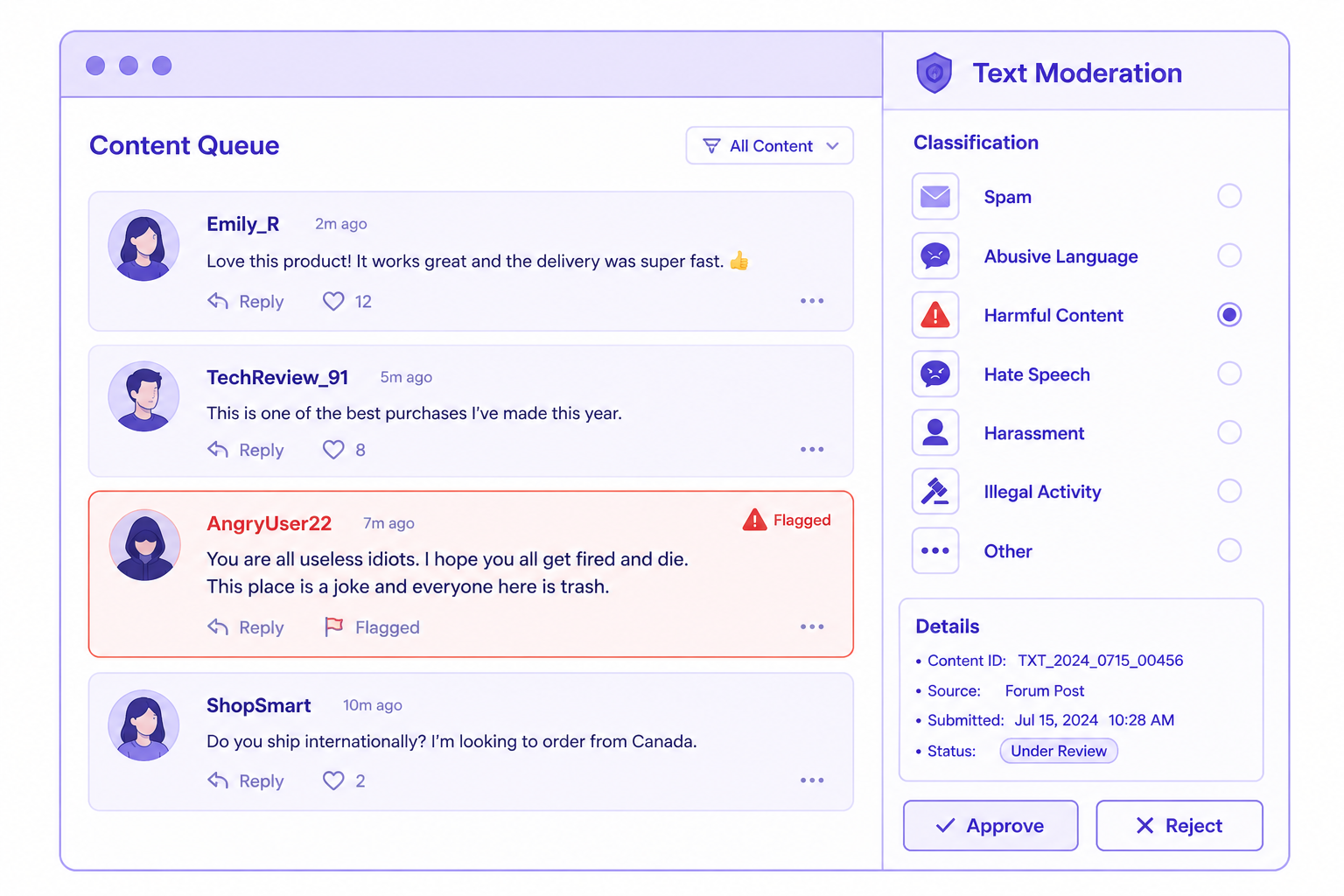 Text Moderation